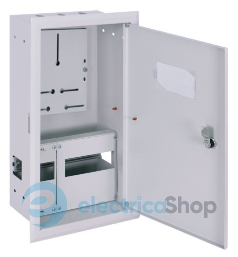 Корпус учета металлический e.mbox.pro.w.f1.12 IP31 встроенный под 1ф счетчик, 12 модулей p0100228 E.NEXT