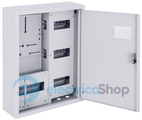 Корпус учета металлический e.mbox.pro.n.f3.27 IP31 навесной под 3ф счетчик, 27 модулей p0100223 E.NEXT