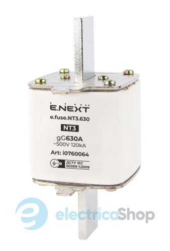 Запобіжник плавкий e.fuse.NT3.630, габарит 3, 630А i0760064 E.NEXT