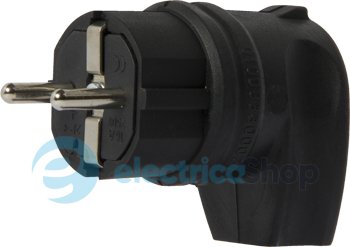 Вилка угловая каучуковая e.plug.rubber.angle.027.16, с з/к, 16A, s9100030 E.NEXT
