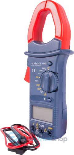 Мультиметр-кліщі цифровий e.tool.multitest.02 1000А p0470021 E.NEXT