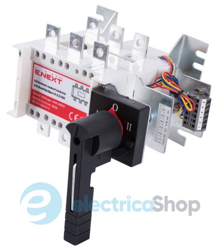 Переключатель нагрузки 1-0-2 , 3P, 160А, e.industrial.lbs.1-0-2.3.160 i089007 E.NEXT