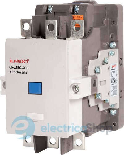 Контактор e.industrial.ukc.180.400, 180А, 400В, 1no+1nc i.0090064 E.NEXT