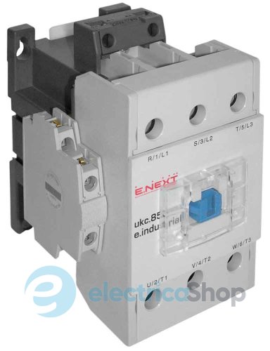 Контактор e.industrial.ukc.85.220, 85А, 220В, 1NO+1NC, i.0090005 E.NEXT