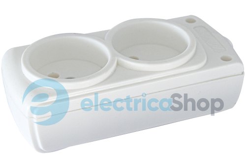 Колодка e.t.es.2 2 гнізда, без з/к E.NEXT s042099