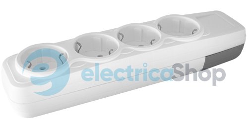 Колодка e.t.es.4.z  4 гнізда,  з з/к E.NEXT s042103