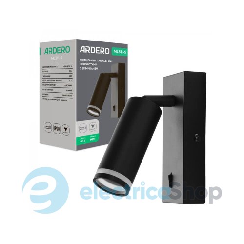 Бра Feron Ardero ML511-S черный