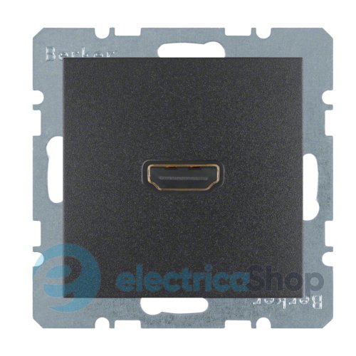 HDMI-розетка Berker S.1 3315421606, антрацит
