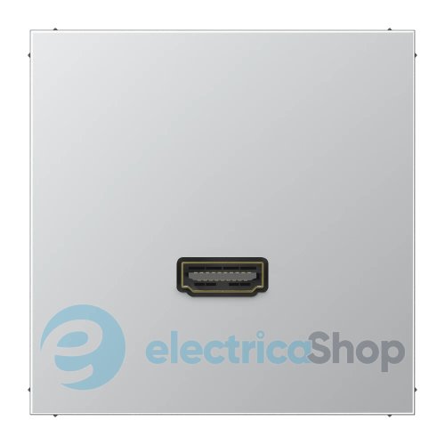 Розетка HDMI 2.0 тип Jung LS990 MAAL1112, колір алюміній