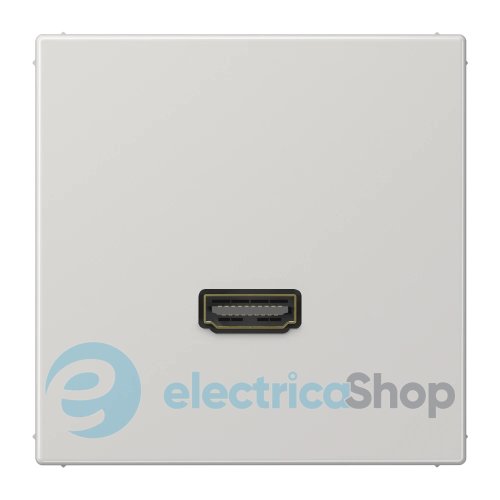 Розетка HDMI 2.0 тип А Jung LS990 MALS1112LG, колір світло-сірий
