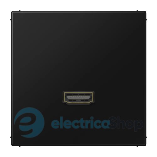 Розетка HDMI 2.0 тип Jung LS990 MALS1112SW, колір чорний