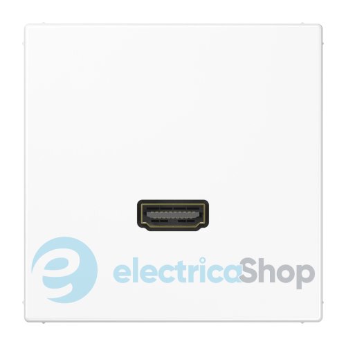Розетка HDMI 2.0 тип А Jung LS990 MALS1112WW, цвет белый