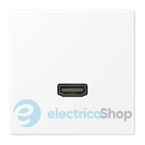 Розетка HDMI 2.0 тип А Jung LS990 MALS1112WWM, білий матовий