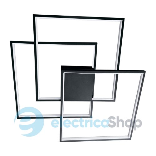 Світильник стельовий Luminaria CALLISTA 100W 3000-6500K 3S BLACK з пультом ДК