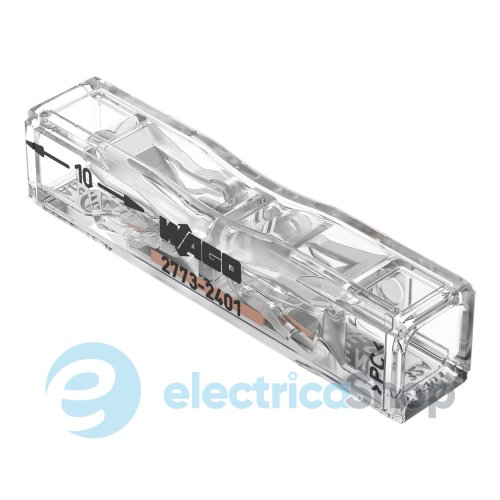 Клеммник WAGO 2 (монолитных) х 0,5-2,5 мм&#178; (24А) Сu артикул 2773-2401