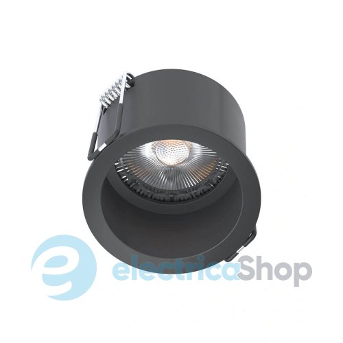 Точечный встраиваемый светильник KLOODI KD-SMILE R68 BK GU10