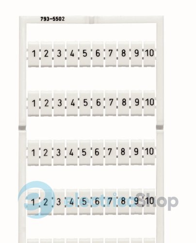 Маркування ''1...10 (10x)'' WMB 5м Wago 793-5502