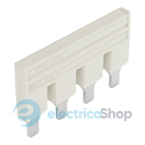 Перемичка 4-контактна Wago 2010-404