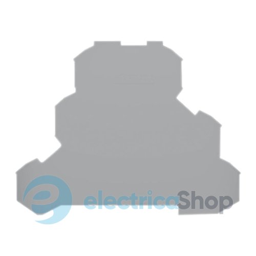 Кінцева пластина 0.8 mm; сіра Wago 2002-3291