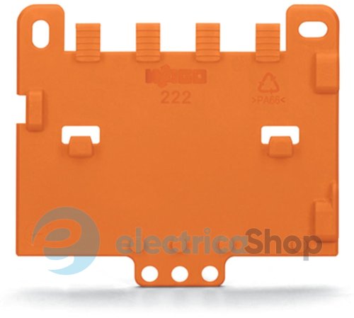 Пластина для джгутівки проводів монтажного адаптера 222-500, Wago 222-505