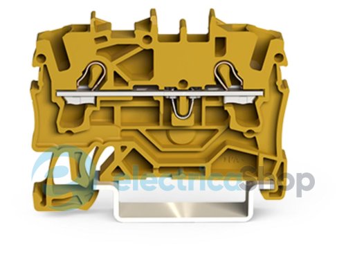 Клема TOP JOB S 2-провідна din 35 2.5(4)mm QMM жовта 100шт) Wago 2002-1206