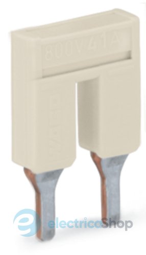 Перемичка 2-канальна; світло-сіра Wago 2006-402