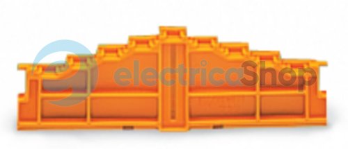 Торцева пластина 4-рівнева; без печатки; товщиною 7,62 м; помаранчева Wago 727-217