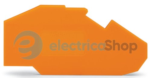 Кінцева пластина; товщиною 1,5 м; помаранчеві Wago 783-317