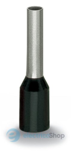 Наконечник втулк.мід.лудж.ізольов. 1,5/ 8 Wago 216-203 чорний Wago 216-204