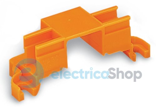 Адаптер для монтажа на DIN-рейку на 4 клеммы, для 243, Wago 243-112, оранжевый