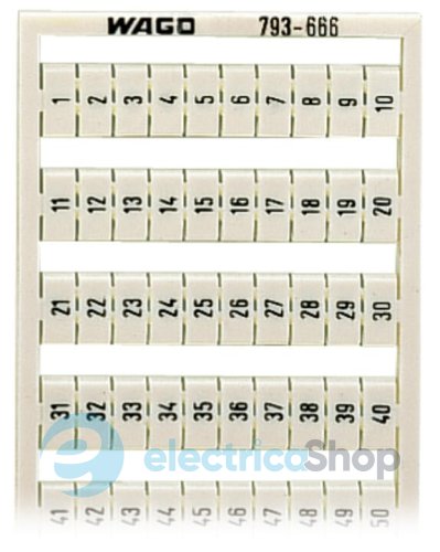 Маркування (1-50) Wago 793-666