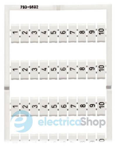 Маркування (1...10х10) Wago 793-5602