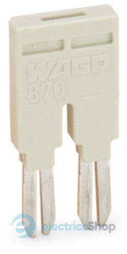 Штировий роз'єм-перемичка 2-контакт Wago 870-402