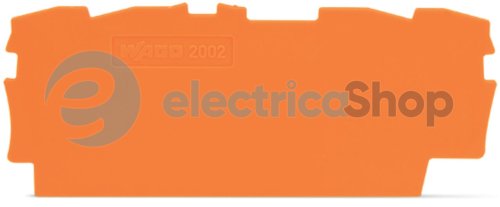 Торцевая пластина TOPJOB помаранч. Wago 2002-1492