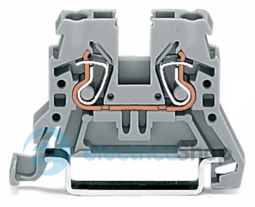 Проходна клема 2-х провідна, сіра Wago 870-901