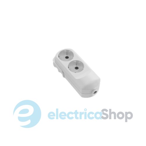 Колодка  без з/к 2 гнізда з/к 16A білий Neomax NX501200