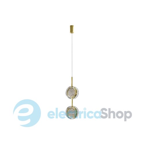 Підвісний світильник AZzardo EUFORIA PENDANT 2 GOLD AZ6736