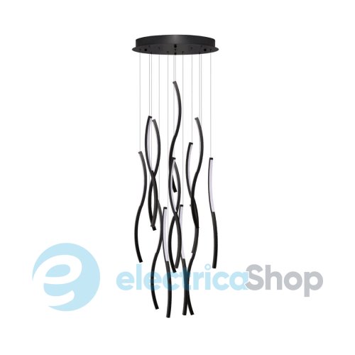 Підвісний світильник AZzardo FLOW 13 PENDANT 3-STEP DIMM BLACK AZ6817