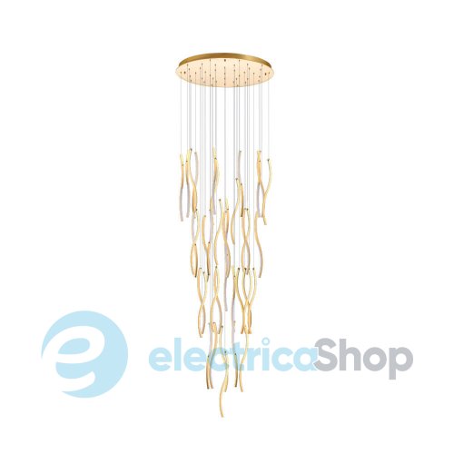 Підвісний світильник AZzardo FLOW 41 PENDANT 3-STEP DIMM GOLD AZ6818