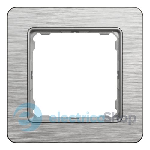 Рамка 1-пост Sedna Elements SDD370801U матовый алюминий