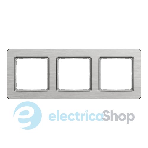 Рамка 3-поста Sedna Elements SDD370803U матовый алюминий