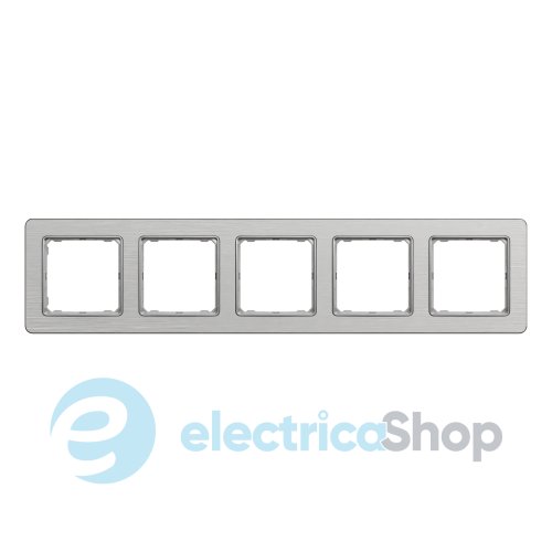 Рамка 5 постов Sedna Elements SDD370805U матовый алюминий