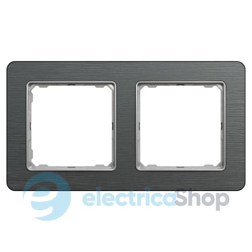 Рамка 2-поста Sedna Elements SDD372802U матовый титан