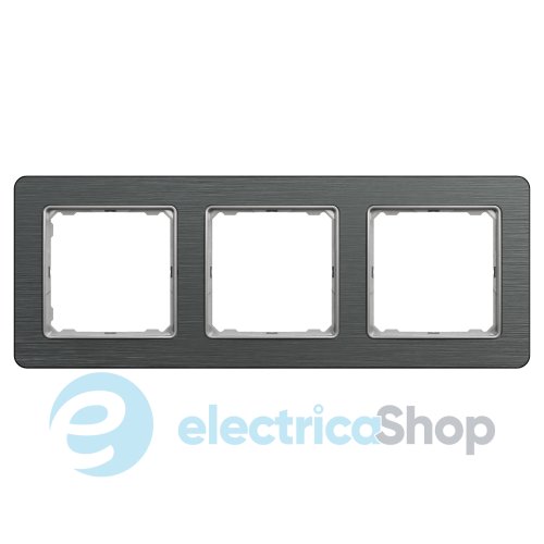 Рамка 3-поста Sedna Elements SDD372803U матовый титан