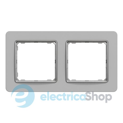 Рамка 2-пости Sedna Elements SDD393802 матова глина сірий
