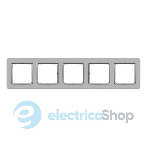 Рамка 5 постов Sedna Elements SDD393805 матовая серая глина