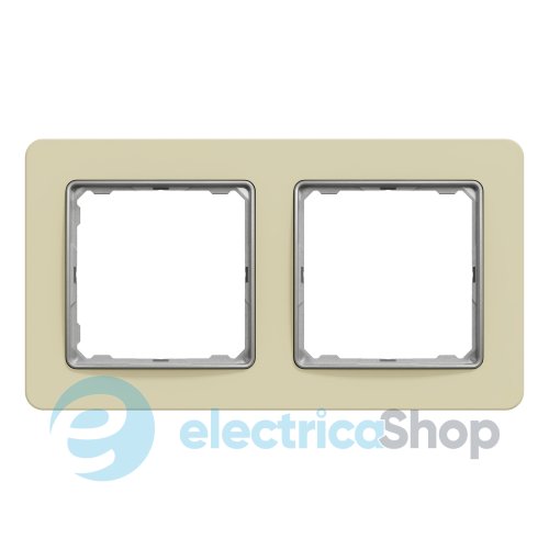 Рамка 2-поста Sedna Elements SDD392802 матовый песочный