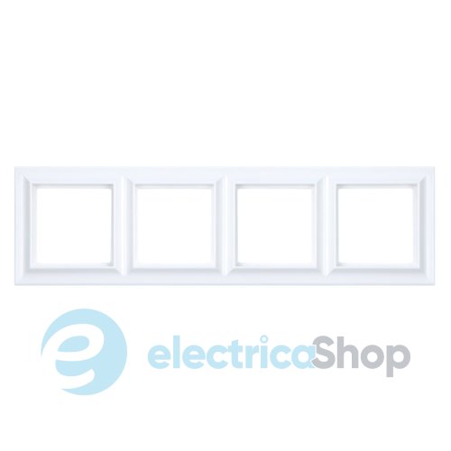 Рамка 4-п. Jung ECO PROFI STANDART EPS484WWM білий матовий