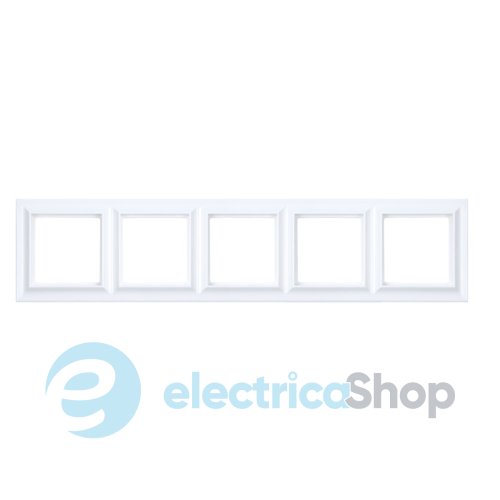 Рамка 5-п. Jung ECO PROFI STANDART EPS485WWM білий матовий