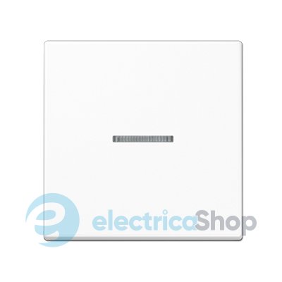 Клавіша з підсв. 1-а для вимикача ECO PROFI JUNG EP490KOWWM білий матовий